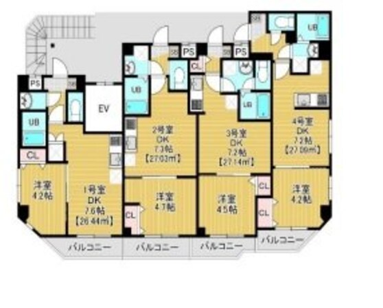 カイテキースVの物件間取画像